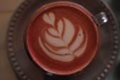 Pink latte - Kery Café - Cafetería Floral