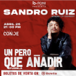 Sandro Ruiz en Foro Conde