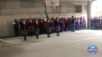 Honores a la Bandera - Colegio Euro Liceo - Puebla