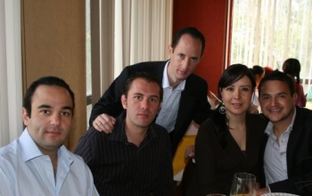 Javier Mondragón, Félix y Gerardo Quintana, Martha Andraca y Sergio Urioles. -  - Puebla