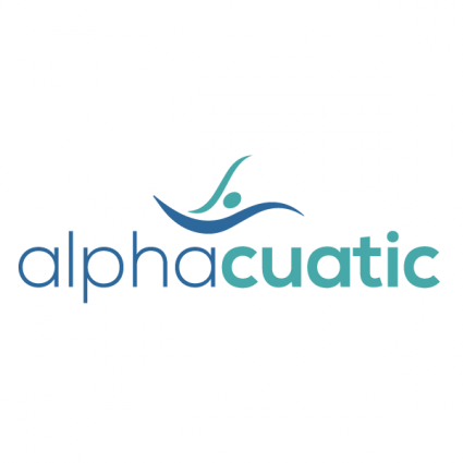 Logotipo - Alphacuatic Escuela de Natación en alberca techada