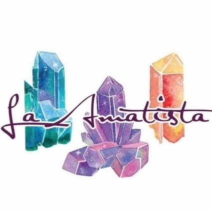 Logotipo - La Amatista - Productos y elementos Holísticos