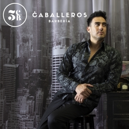 Logotipo - 3 Caballeros - Barbería