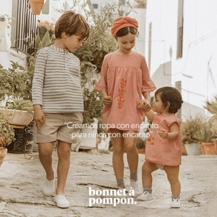 Logotipo - Ropa para bebé y niños - Bonnet á Pompon
