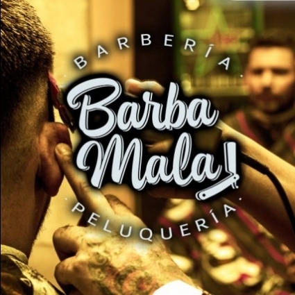 Logotipo - Barbería Barba Mala