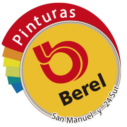 Logotipo - Pinturas Berel San Manuel y 24 sur