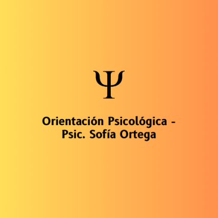 Logotipo - Orientación Psicológica - Psic. Sofía Ortega