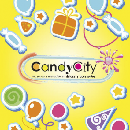 Logotipo - Salón de fiestas y dulcería - Candy City