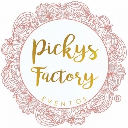 Logotipo - Invitaciones, Letras gigantes 3D, mesas de dulces y decoración - Pickys Factory