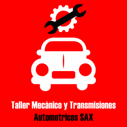 Logotipo - Taller mecánico y transmisiones automotrices SAX