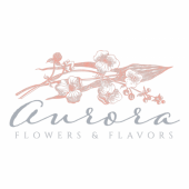 Logotipo - Florería Aurora Flowers & Flavors