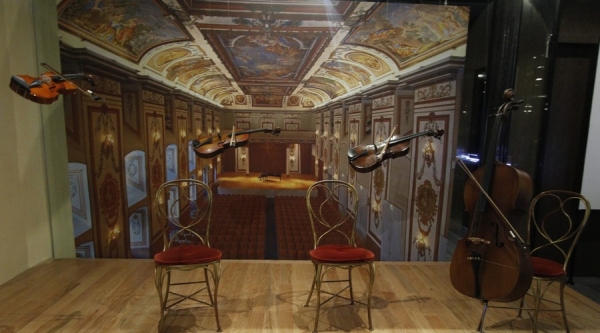 interior de la Casa de la Música de Viena