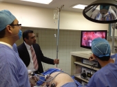 Profesor en curso de laparoscopía urológica en centro médico nacional siglo XXI - Urólogo - Dr. Francisco Ramos Salgado