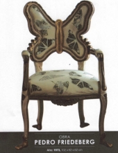 Silla Mariposa de Pedro Friedeberg - Bleu Galería