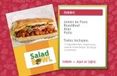 Variedad de paninos - Salad Bowl