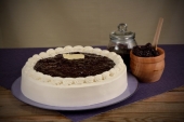 Pastel tradicional de Queso con Zarzamora - Pastelería La Zarza