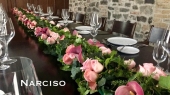 Centros de mesa florales - Narciso - Artesanía Floral
