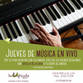 Jueves de música en vivo - Restaurante La Piccola Nostra