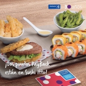 Pregunta por tu monedero PayBack en tu restaurante Sushi Itto favorito, acumula puntos y ganas grandes recompensas - Sushi Itto - Restaurante de comida japonesa