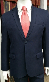 Proyecta elegancia y liderazgo - Traje azul marino slim fit - Venta y Alquiler de Trajes de Etiqueta Pedro De La Fuente