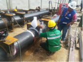 Prueba liquidos penetrantes - Labycta - Laboratorio al servicio de la construcción