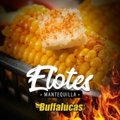 ¡Exquisitos elotes con mantequilla! - Restaurante Buffalucas - Alitas y Hamburguesas