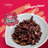 Los Chapulines pueden ser un excelente snack. - Restaurante Mi Tierra Oaxaqueña