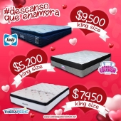 ¡ENAMORATE DE TU COLCHÓN!
Aprovecha las promociones que tenemos para ti en colchones #KingSize
Te asesoramos para elegir el colchón perfecto
Recibe y paga a la entrega
Envío GRATIS en la Ciudad de Puebla - La Bodega del Colchón