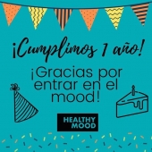 ¡Primer aniversario de Healthy Mood!
Gracias a todos los que se han sumado a llevar una vida más saludable sobretodo en estos tiempos difíciles .
Estén pendientes de nuestra promo por aniversario y San Valentín!!
Y tú... ¿qué esperas para entrar en - Healthy Mood - Comida saludable a domicilio