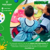 En Saint Marie buscamos enseñar a tus pequeños por medio de diferentes actividades interactivas que les permiten obtener nuevos conocimientos diariamente.
¡¡Contáctanos!! - Colegio Saint Marie
