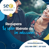 Recupera tu vida, libérate de las adicciones.
 - Clínica SER – Especialistas en el Tratamiento de Adicciones