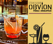 Disfruta de nuestros cócteles - Obvion Steak & Bar