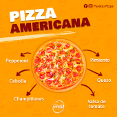 ¿Ya conoces nuestra pizza americana? - Paraíso Pizza