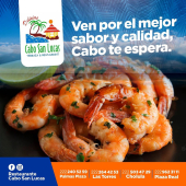#jueves #juebebes #familia #amigos #camarones 
“Vive el sabor de la costa en tu ciudad” 
 - Restaurante Cabo San Lucas