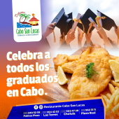 Vive el sabor de la costa en tu ciudad”
#mariscos #pescados #graduados #mixologia
Marca a tu sucursal más cercana. - Restaurante Cabo San Lucas