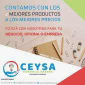 ¿Negocio o oficina?
En CEYSA COMERCIALIZADORA, encuentras los mejores precios y las mejores marcas! - CEYSA Comercializadora