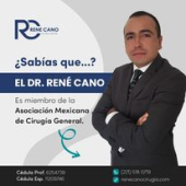 La Asociación Mexicana de Cirugía General está integrada por especialistas altamente capacitados y reconocidos, como es el caso del Dr. René Cano. - Dr. René Cano - Cirujano General y Cirugía Laparóscopica