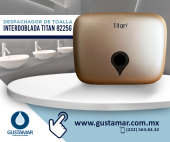 Sofisticado despachador de toalla interdoblada o Sanitas TITAN 8225-G - Gustamar - Productos de Limpieza