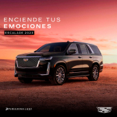 Cadillac Escalade 2023
Solo basta con una mirada para descubrir que Cadillac Escalade es todo un ícono. Estrénala con:
*1 Año de seguro gratis* - Peregrina Lujo Angelópolis - Cadillac, Buick y GMC