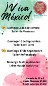 Te invitamos a nuestros talleres de septiembre.
 - Colegio Mexicano de Masaje Puebla Agua Azul