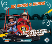 Para los amantes de la velocidad, nuestros Go Karts ofrecen carreras emocionantes y seguras en una pista diseñada para desafiar a conductores de todas las edades. Desde los más pequeños hasta los más experimentados. - Action Park Puebla