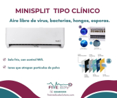 Refresca tu ambiente con nuestro minisplit tipo clínico en tu consultorio u hospital y mantenlo libre de hongos, virus y bacterias. - Five Medical Solutions Group - Equipo Médico y Biomédico Puebla