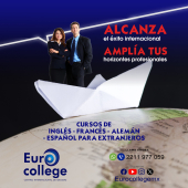 ¡Descubre tu camino hacia el éxito internacional con nuestros cursos de Inglés, Alemán, Francés o Español para extranjeros, en línea o presencial! - Eurocollegemx- Centro Internacional de Idiomas