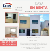 Casa en Renta en Residencial San Luis, Xilotxingo.  - LHS Servicios Inmobiliarios