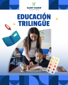 Dale a tus hijos la oportunidad de recibir educación en 3 idiomas: español ????????, inglés us y Alemán.
 - Colegio Saint Marie