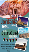 ¡Visita Jordania!
Incluye: 8 días desde marzo hasta diciembre, traslados, hospedaje, 5 desayunos y 5 cenas, guía de habla hispana. - Turistravel - Agencia de Viajes