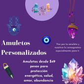 Amuletos Personalizados para dinero, amor, salud, trabajo, etc. Tenemos amuletos desde $49 pesos que vamos a preparar exclusivamente para ti.  - La Amatista - Productos y elementos Holísticos