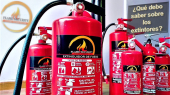 Los extintores se pueden clasificar según el tipo de fuego que pueden sofocar: Químicos, secos ABC de uso múltiple para apagar incendios Clase A (ordinario), Clase B (líquido inflamable) y Clase C (eléctrico) en entornos normales etc.  - Flame Security - Servicios en Protección Civil y Seguridad e Higiene