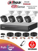 Enlace a tu celular, equipos para interior y exterior, hasta 2 años de garantía, sensor de movimiento. - Seguridad Network System