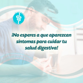 No esperes a que aparezcan los síntomas. La prevención es fundamental en el cuidado de la salud. - Gastroenterólogo - Dr. Daniel Oloarte